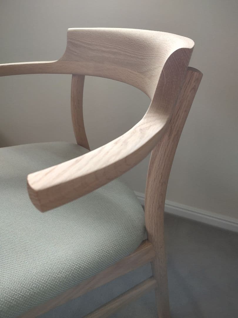 アクタス SOUP スープ ハーフアームチェアC オーク ミルク