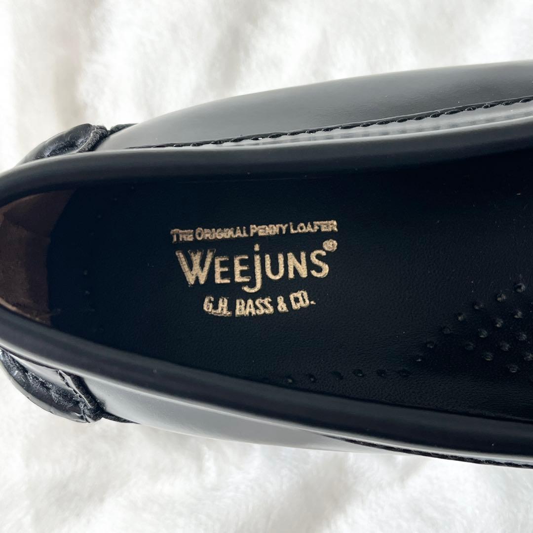 未使用級✨G.H.BASS ジーエイチバス　ビットローファー　レザー　ブラック