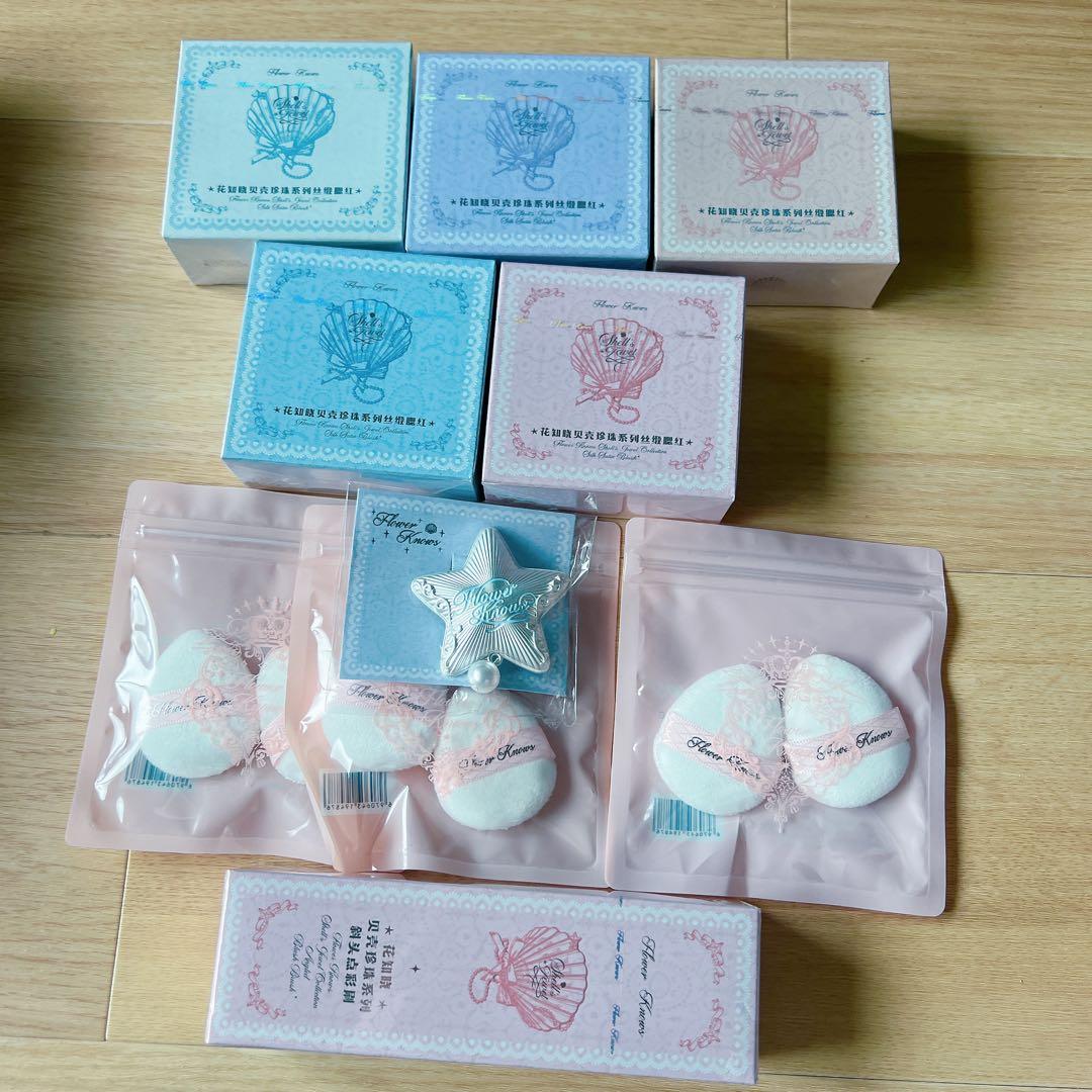 フラワーノーズ　シェルズジュエルコレクション　サテンチーク　全5種　7セット 試してみた】シェルズジュエルコレクション サテンチーク FlowerKnows