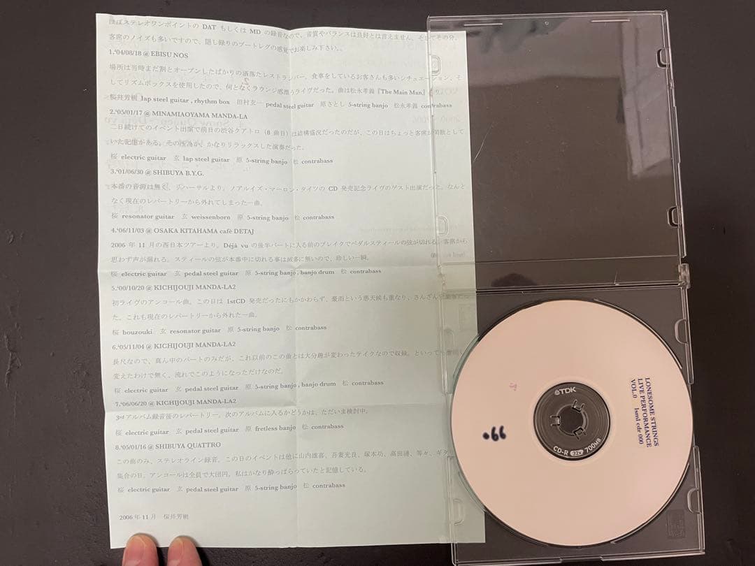 桜井芳樹　自作CD-R ４枚　ロンサムストリングス　篠田昌己　STRADA