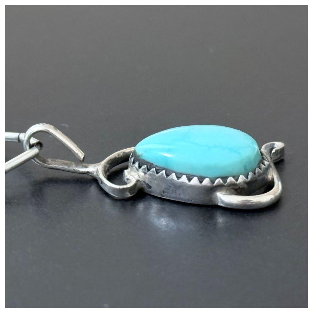 インディアンジュエリー ナバホ族 ターコイズ ネックレス シルバー925