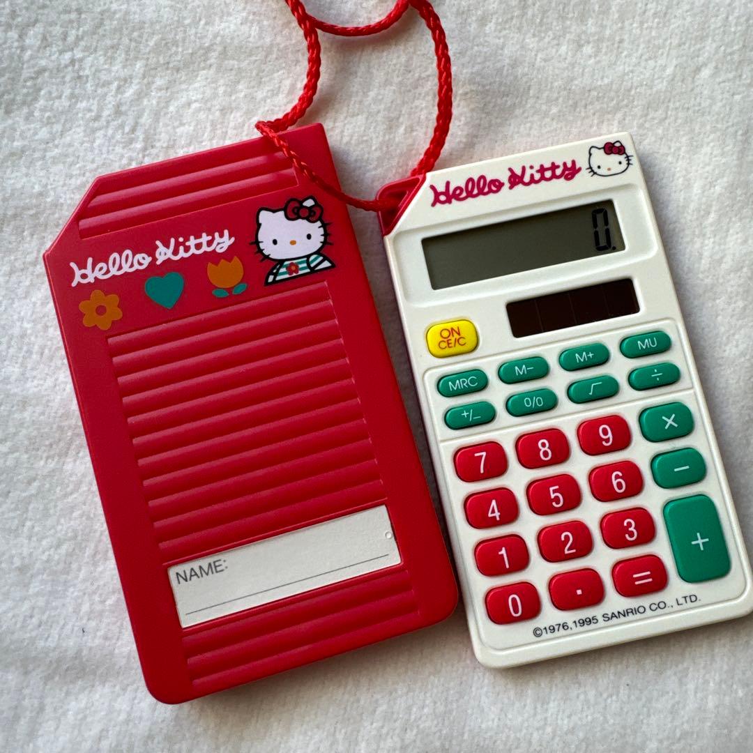 キティちゃん 電卓 平成レトロ キティ 文房具 サンリオ ハローキティ