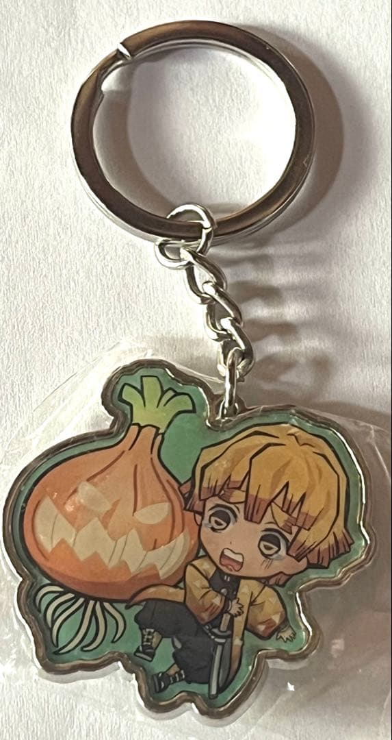 ご当地限定（淡路限定）新品 鬼滅の刃 我妻善逸 アクリルキーホルダー