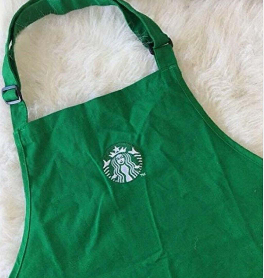 Starbucks アメリカ スターバックス エプロン 新品未使用品 グリーン