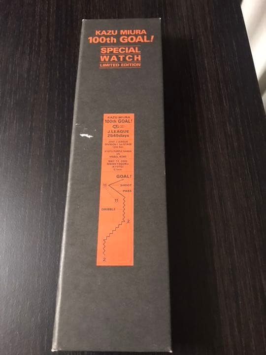 三浦知良(カズ) 限定Jリーグ100ゴール記念時計　希少品 三浦知良(カズ) 限定Jリーグ100ゴール記念時計 希少品 - メルカリ