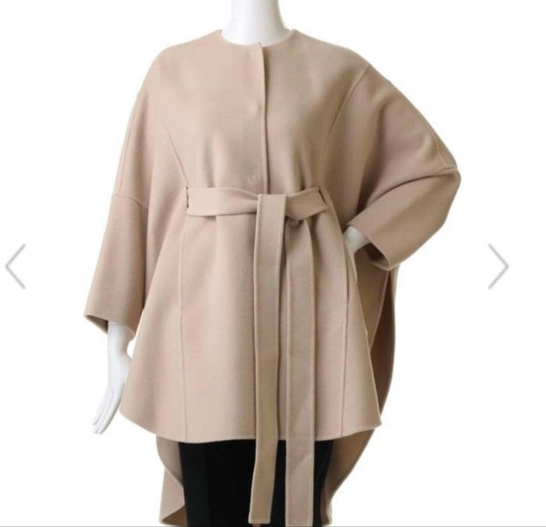 LE PHIL ルフィル ソフトウールリバーポンチョコート - メルカリ