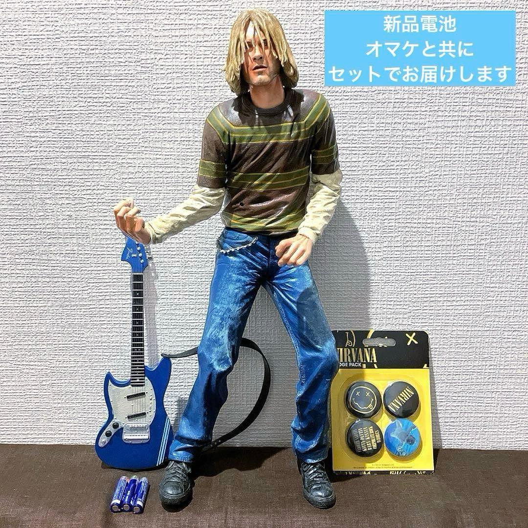 完動品❗️】NIRVANA カート・コバーン18インチ サウンドフィギュア