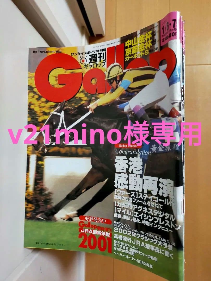 週刊ギャロップ　2002年　全巻 週刊ギャロップ 2002年10月20日号 菊花賞特集 表紙：ノーリーズン