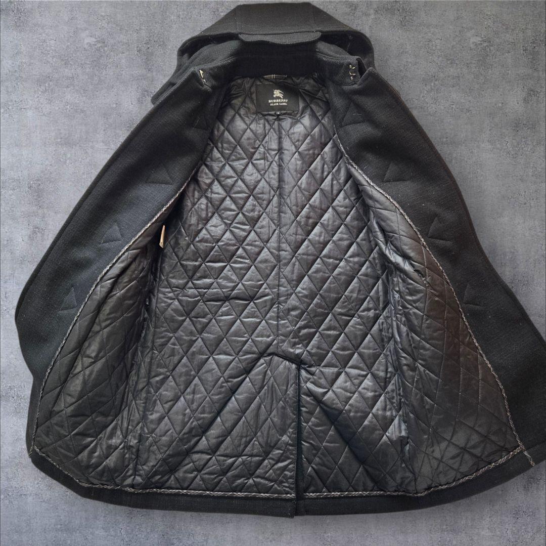 美品⭐バーバリー BL シャドー チェック ダッフルコート 山下智久 着用