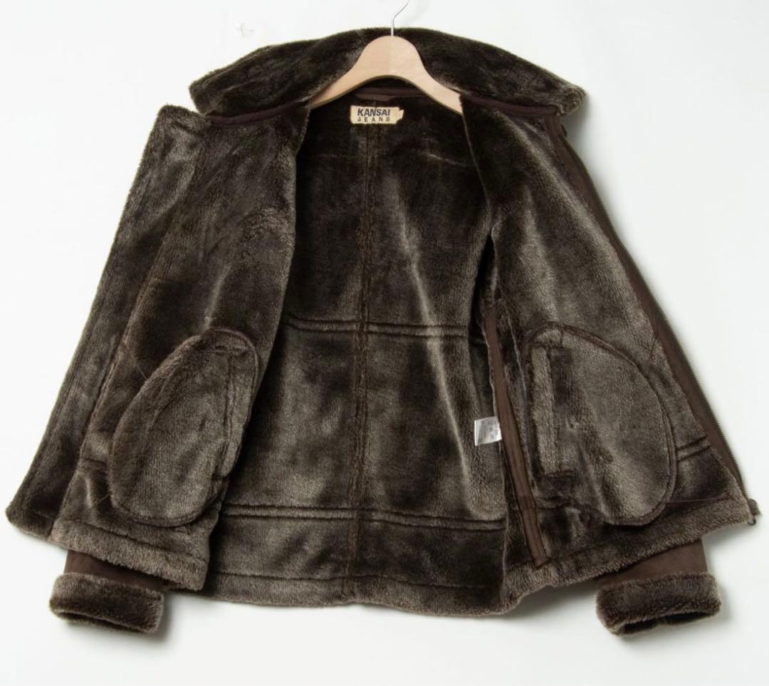 KANSAI JEANS カンサイジーンズ ムートンジャケット L 山本寛斎 - メルカリ
