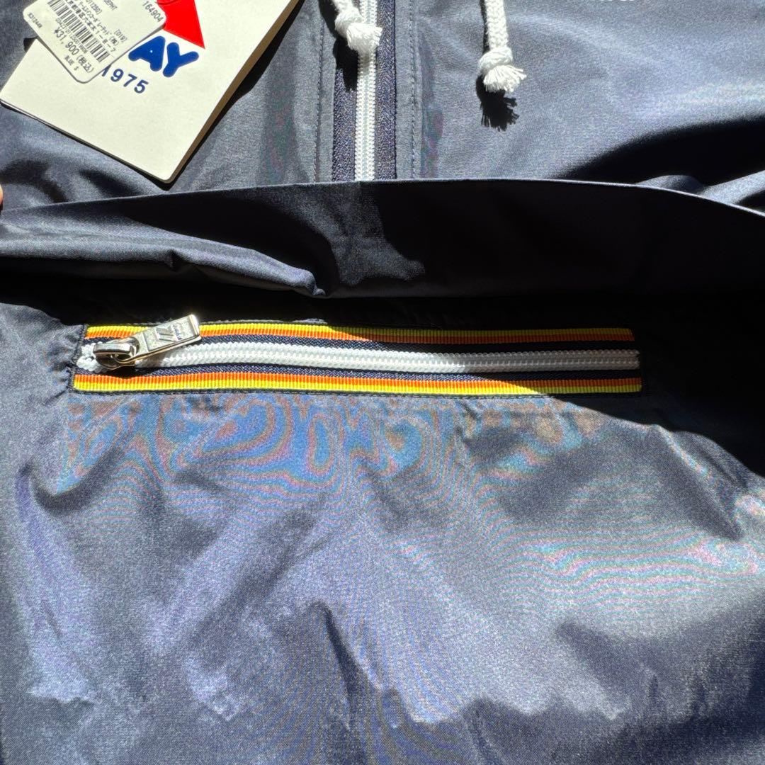 新品未使用】k-way leon Sサイズ ネイビー 上杉柊平着用モデル - メルカリ