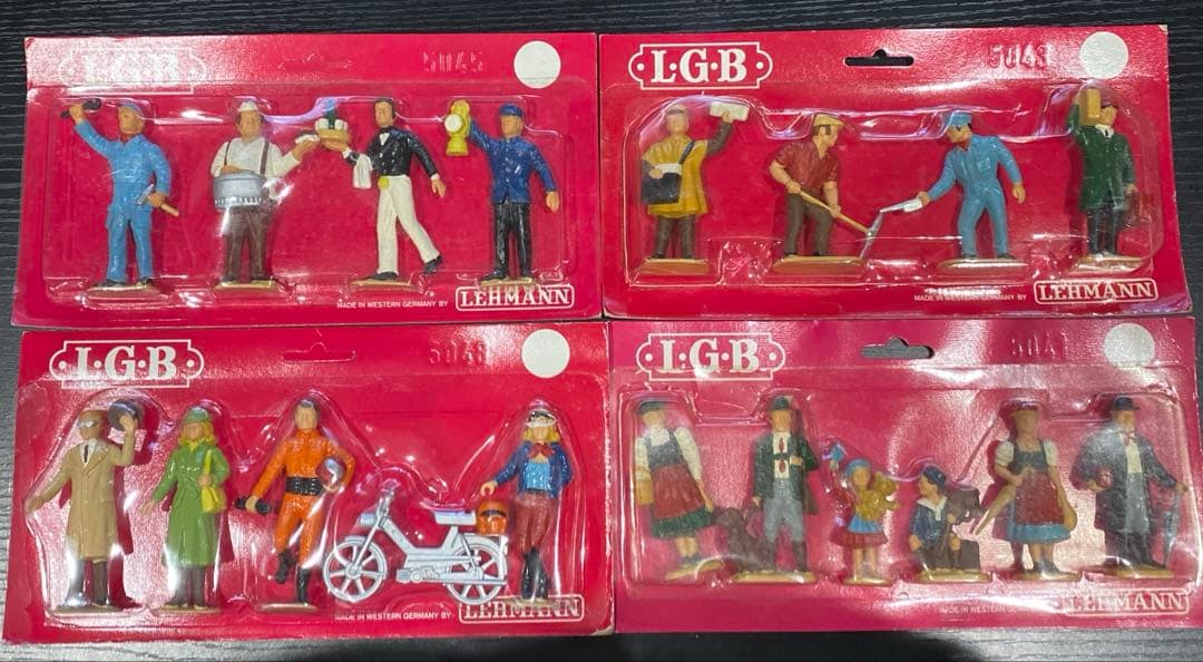 LGB 鉄道員フィギュア　４個 LGB 鉄道員フィギュア 4個 - メルカリ