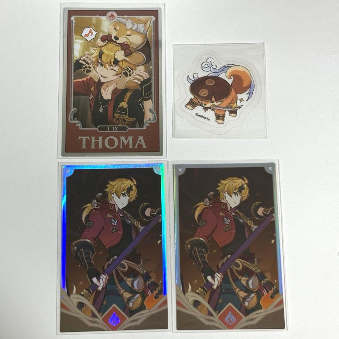 原神 トーマ 韓国カフェ 七聖召喚 ホヨランド おみくじ 公式正規品