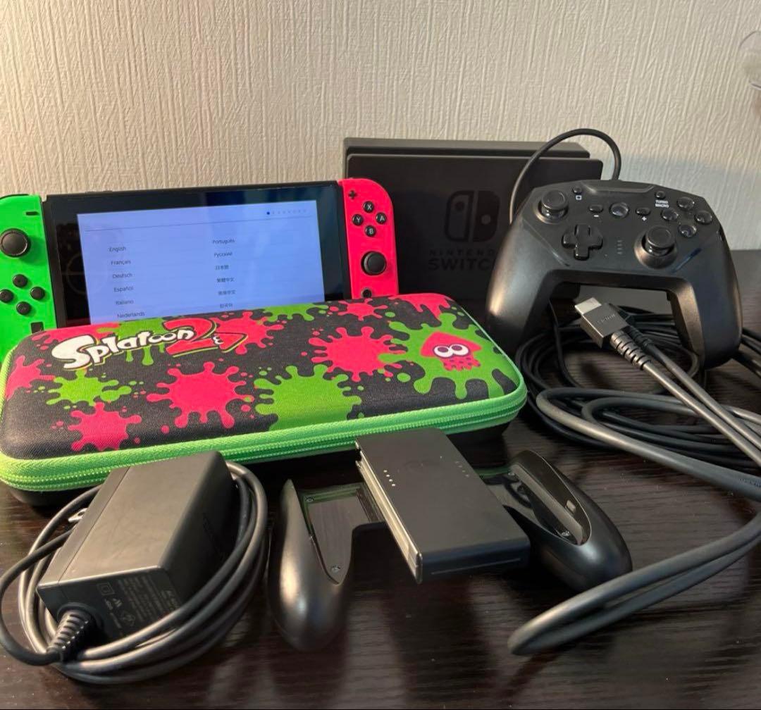 Nintendo Switch スプラトゥーン　プロコン　マイクラ　スマブラ　2 Amazon.com: NINTENDO Official Switch: Pro Controller - Splatoon 3