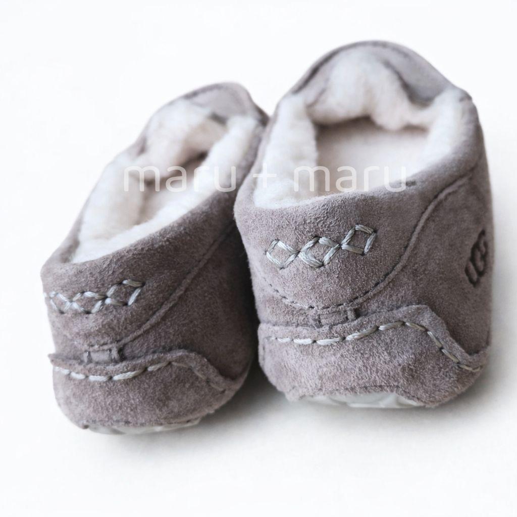 最終価格【UGG】モカシン グレー(グレージュ)24.0cm