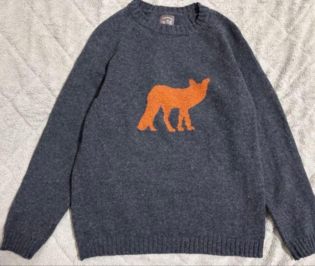 note&book ltd.ノートアンドブックFox Jumper イングランド note&book ltd.(ノートアンドブック）|wool jumper