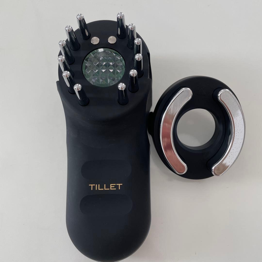 TILLETティレットブラック電気バリブラシ 国内正規品】 TILLET ティレット ブラック イオン導入器 電気
