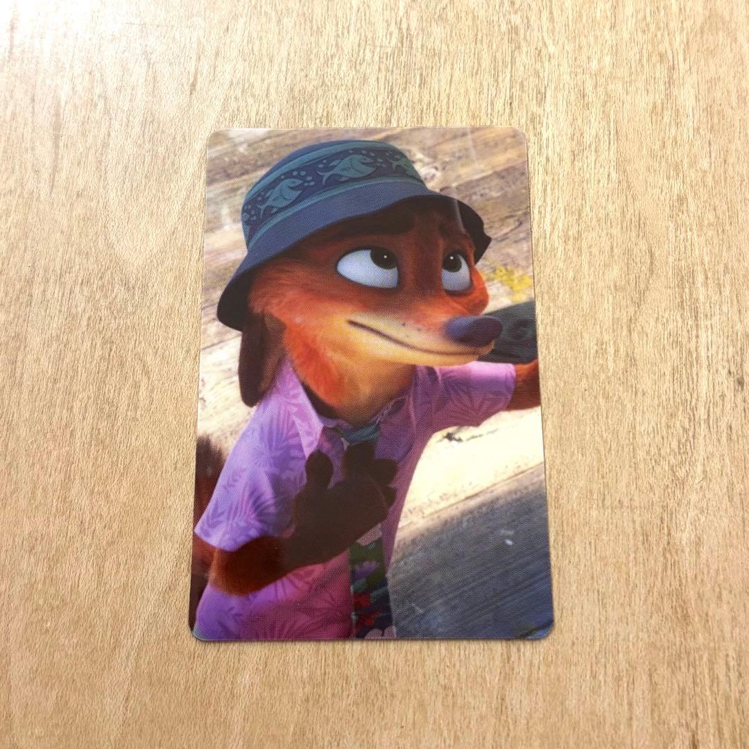 オーマイカフェ ズートピア 予約特典 カード ニック ニブルズ セット