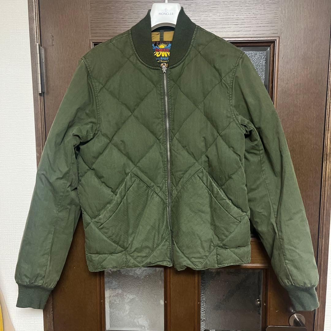 エディーバウアー スカイライナーダウン カーキ Mサイズ 日の出タグ