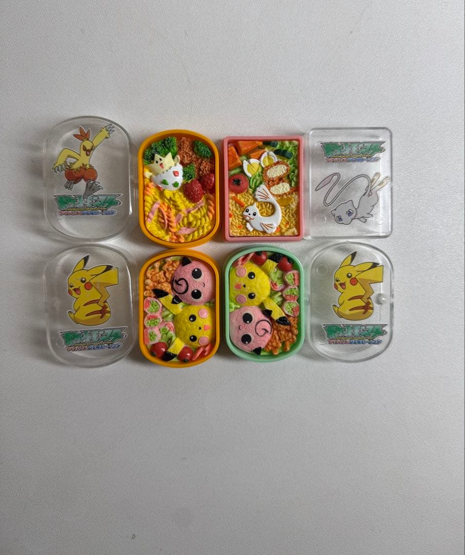 ポケモン弁当【消しゴム】4個セット - メルカリ