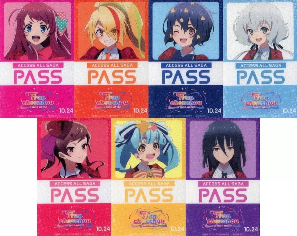 ゾンビランドサガ ゆめぎんがパラダイス 入場者特典 パス風ステッカー