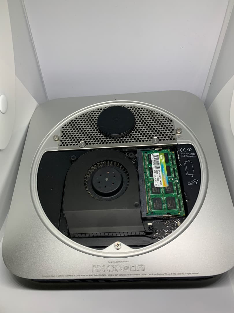 超美品Macmini(2012)／2.5GHz／メモリ なし／500GB