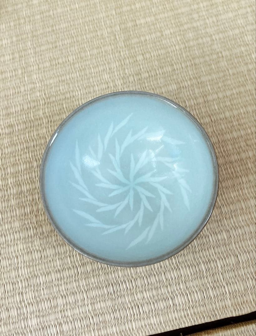 未使用】小石原焼 人間国宝 福島善三 中野月白瓷鉋文盃 共箱 - メルカリ