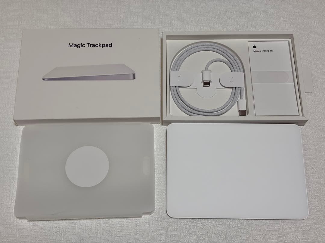 Magic Trackpad（USB‑C）ホワイト（Multi-Touch対応） Magic Trackpad (USB‑C) - White Multi-Touch Surface - Apple