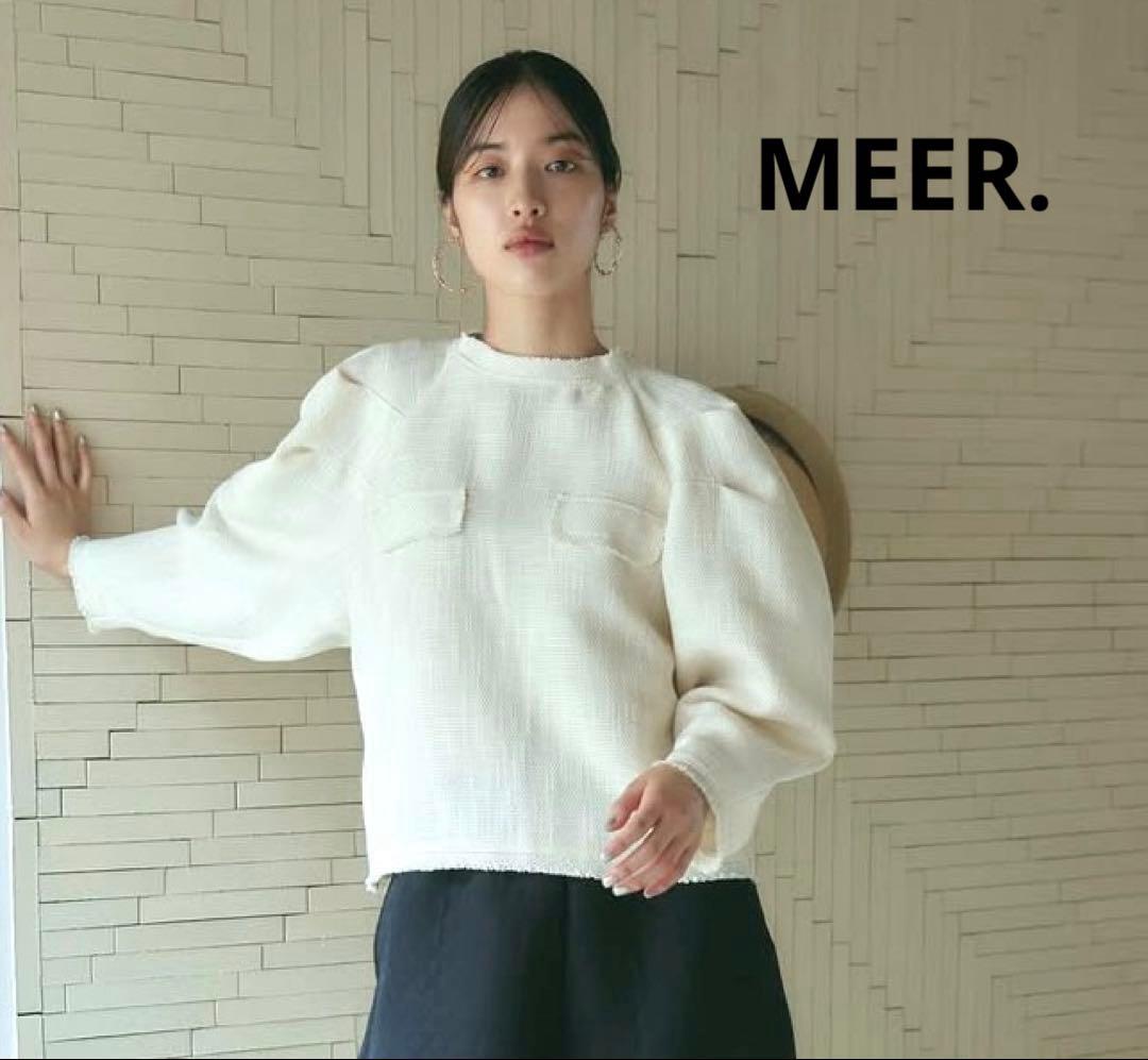 美品　MEER. メーア　ツイードプルオーバー　TWEED PULLOVER MIXツイードプルオーバー （ニット・セーター）｜BEARDSLEY