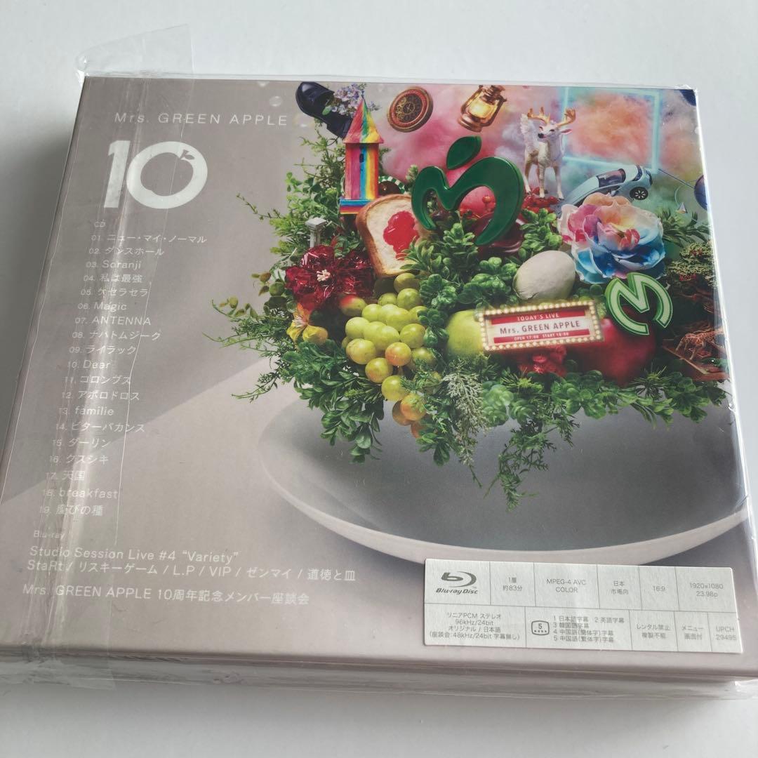 Mrs.GREEN APPLE 10 初回限定盤CD➕Blu-ray - メルカリ