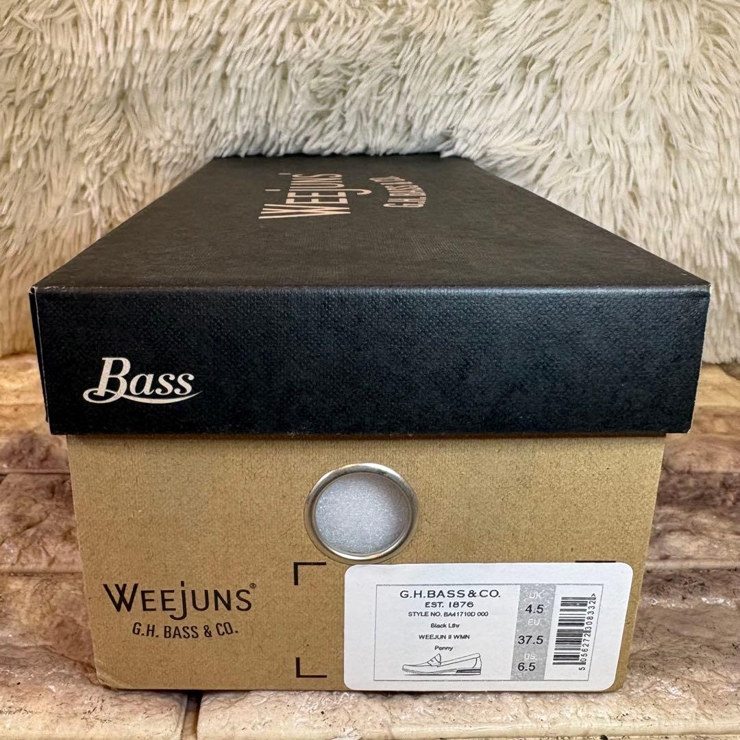 新品同様　G.H.BASS ローファー RUBBER SOLE 24cm