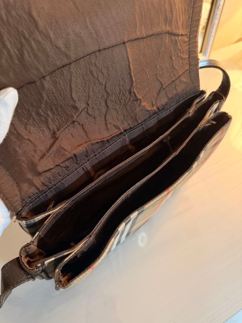 nochiko さま専用】オールドバーバリー ショルダーバッグ - メルカリ