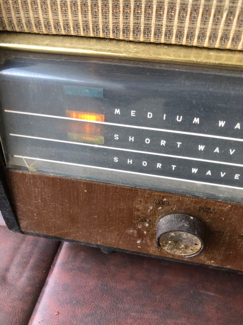 ナショナル 真空管ラジオ 当時物 年代物通電のみ(J66) - メルカリ