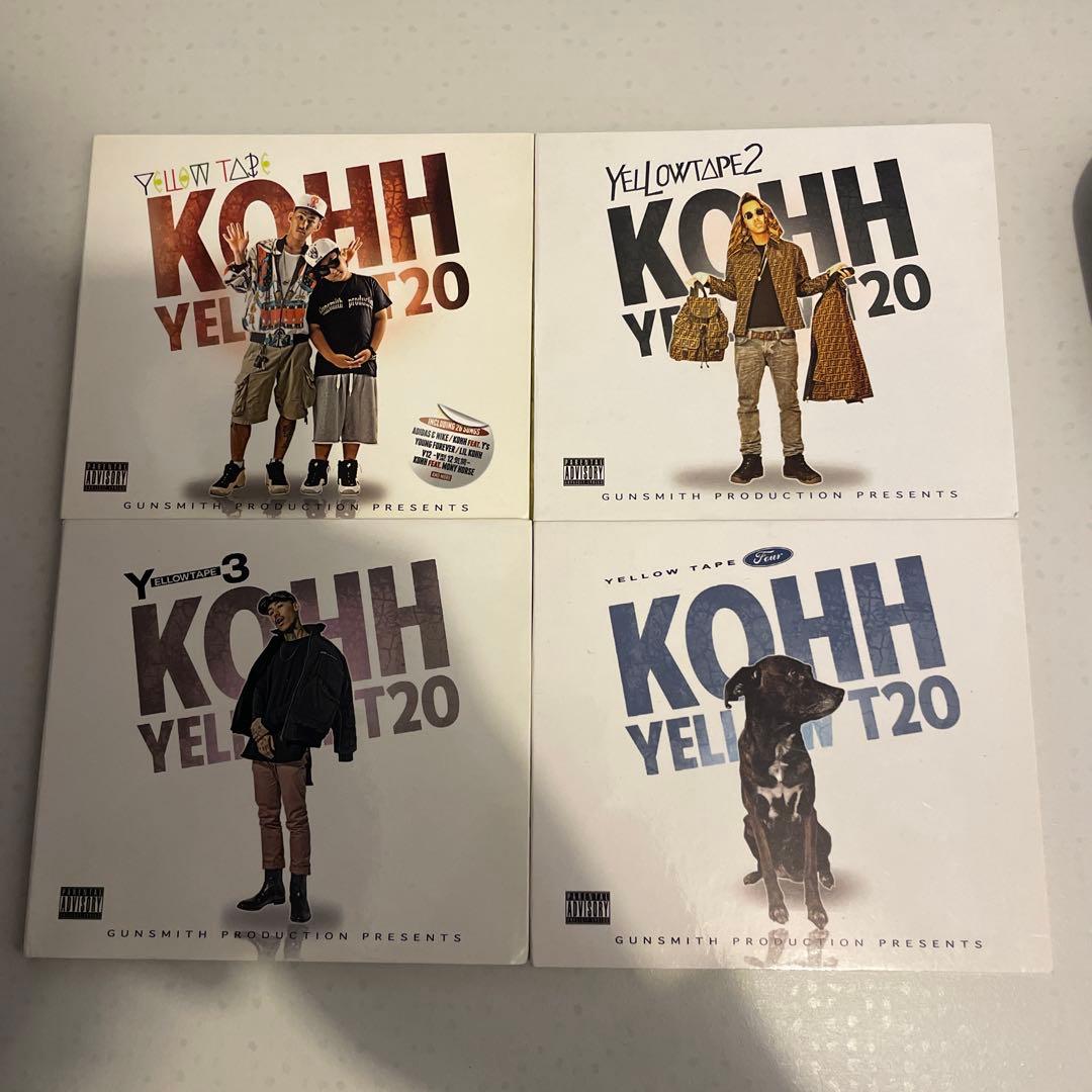 KOHH YELLOW TAPE CD 4枚セット 千葉雄喜