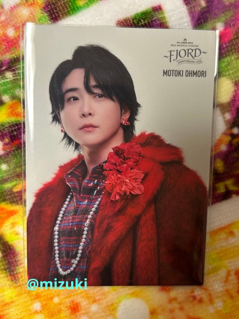 Mrs. GREEN APPLE ミセス フィヨルド フォトカ 29 大森元貴 - メルカリ