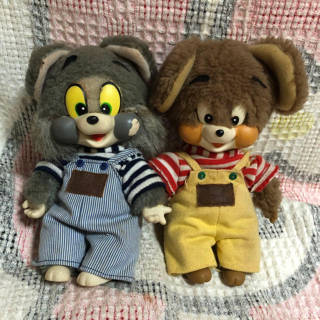 昭和レトロ ヴィンテージ マスダヤ トム＆ジェリー ぬいぐるみ 中古品