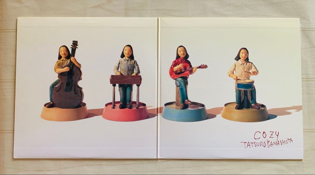 2枚組LP 『COZY』コージー 山下達郎 ペーパーフィギュア付き