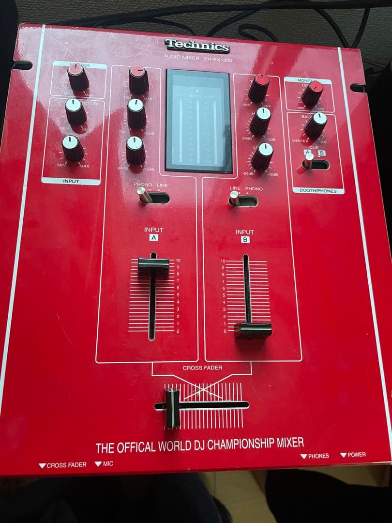 限定カラー】Technics DJミキサー SH-EX1200 レッド DMC - メルカリ