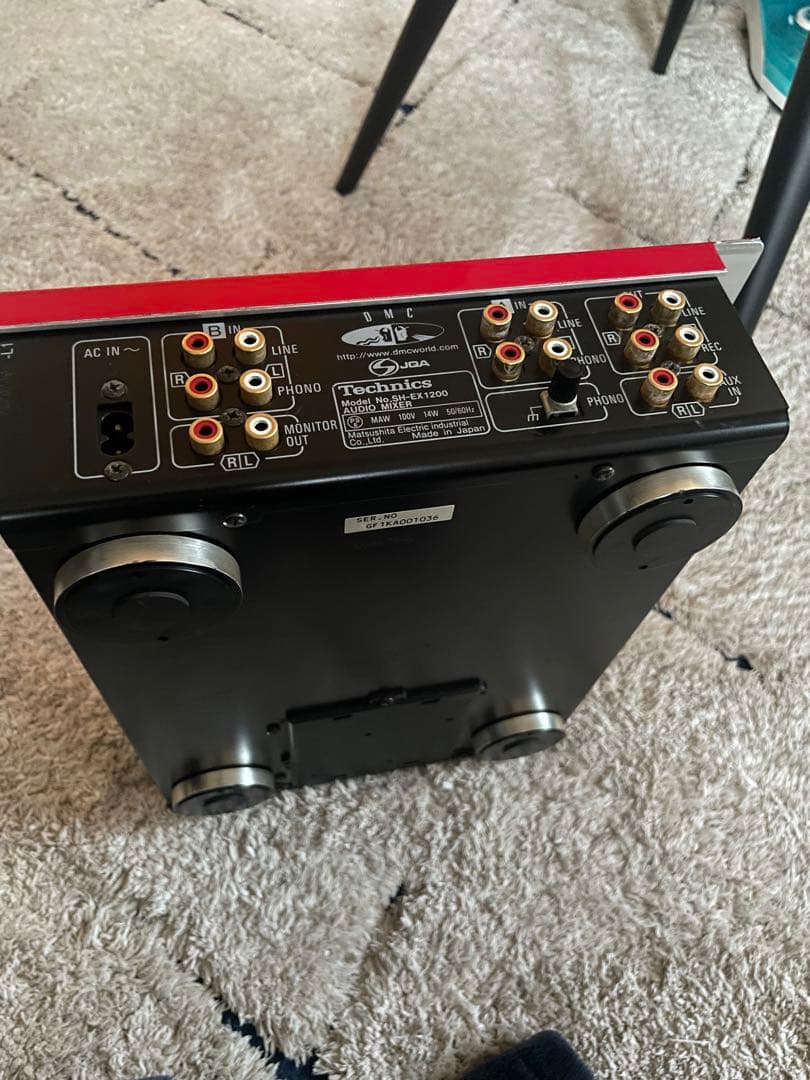 限定カラー】Technics DJミキサー SH-EX1200 レッド DMC - メルカリ