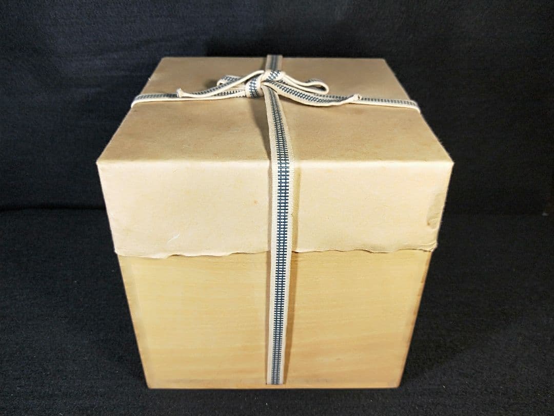 二代酔月 無形文化財認定作品 瓢形千乱文急須 萬古 昭和48年 メ049