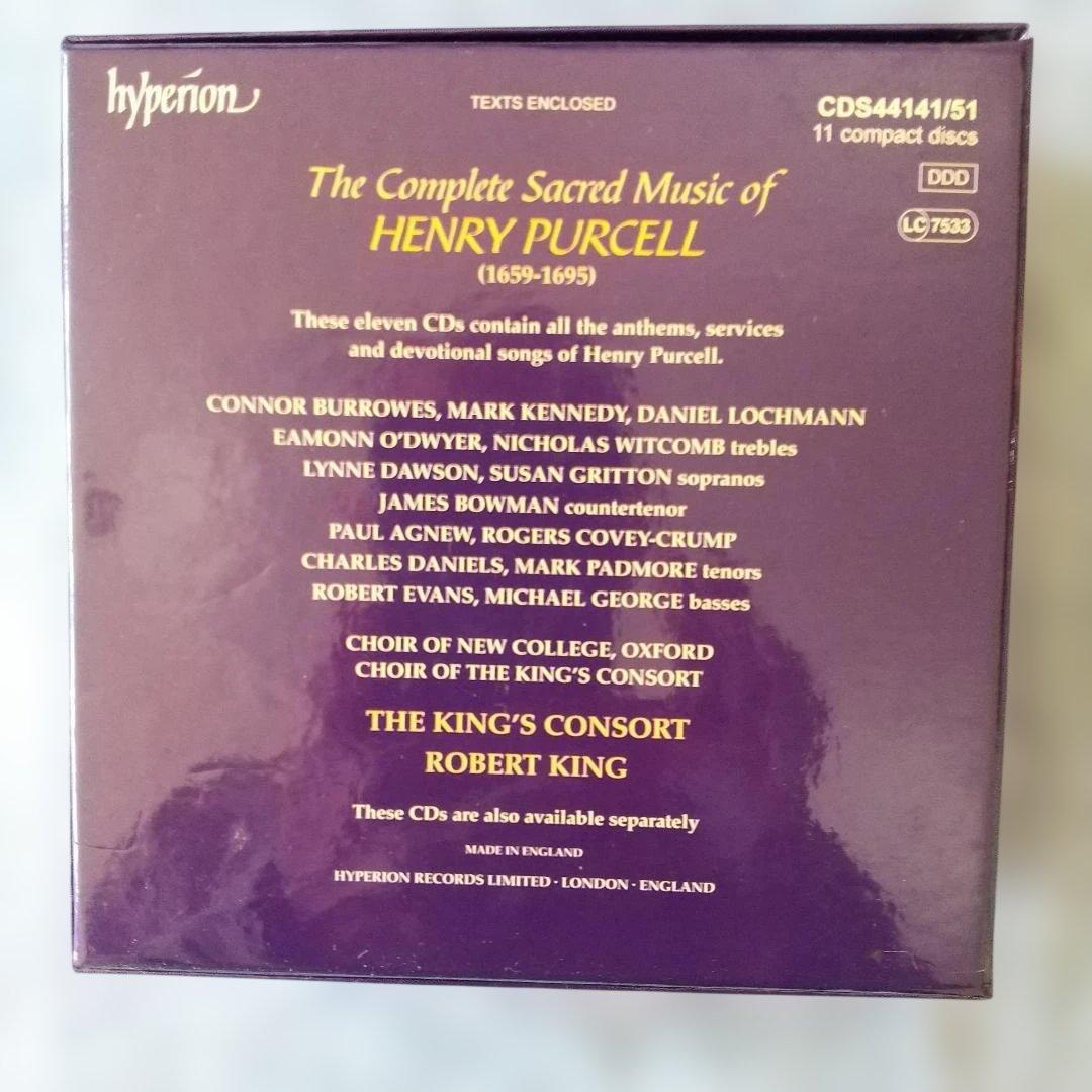 美品】 パーセル 宗教作品全集 キングズ・コンソート CD11枚 - メルカリ