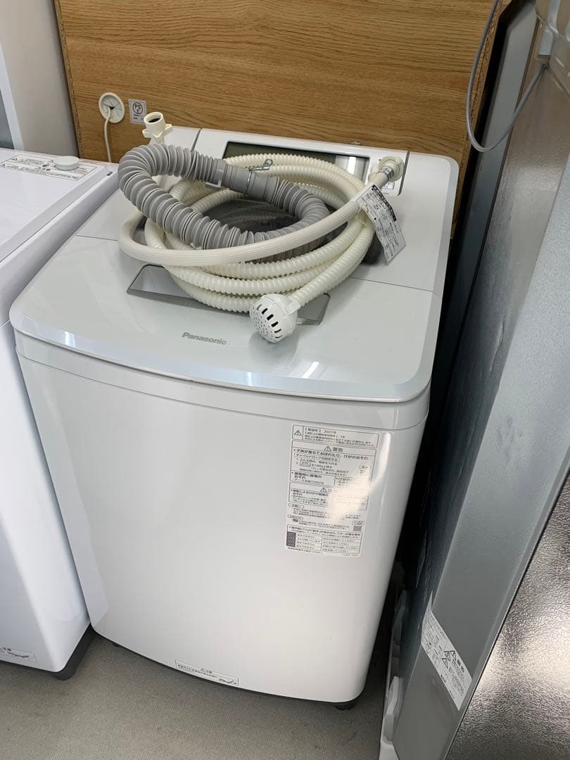 2021年製美品Panasonic 縦型洗濯機 8.0kg ホワイト 本体