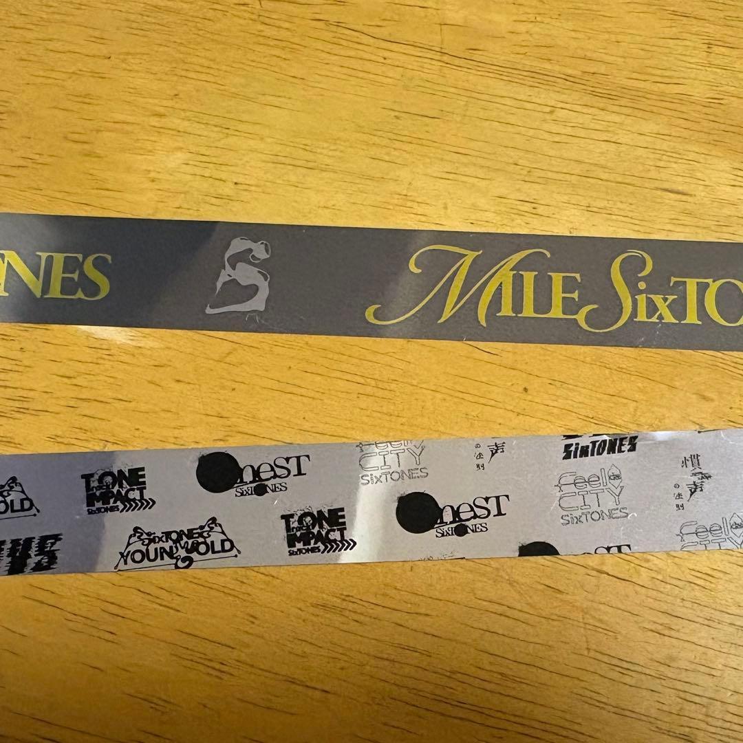 SixTONES MILESixTONES マリンメッセ 2026 銀テープ - メルカリ