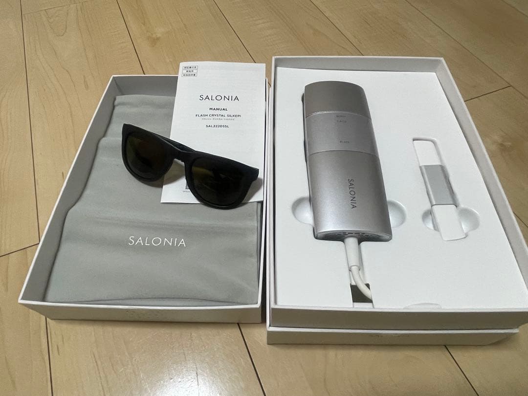 SALONIA FLASH CRYSTAL SILKEI 脱毛器 - メルカリ