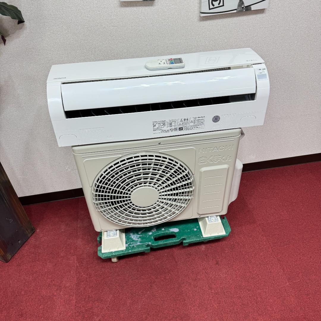 東京23区配送無料　美品日立エアコン　2.2kw／6畳用　洗浄/除菌済み