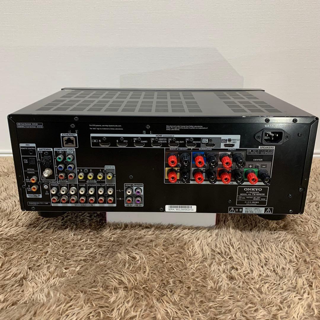 ONKYO TX-NR636 7.2ch AVアンプ 動作品