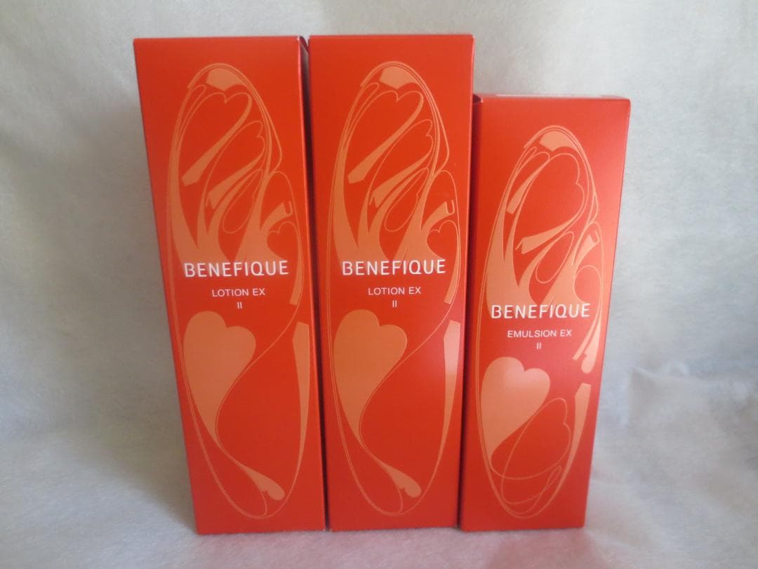 ベネフィーク ローションEXⅡ エマルジョンEXⅡ 化粧水2本 乳液1本 エマルジョンEX II / ベネフィーク(乳液, スキンケア・基礎化粧品)の