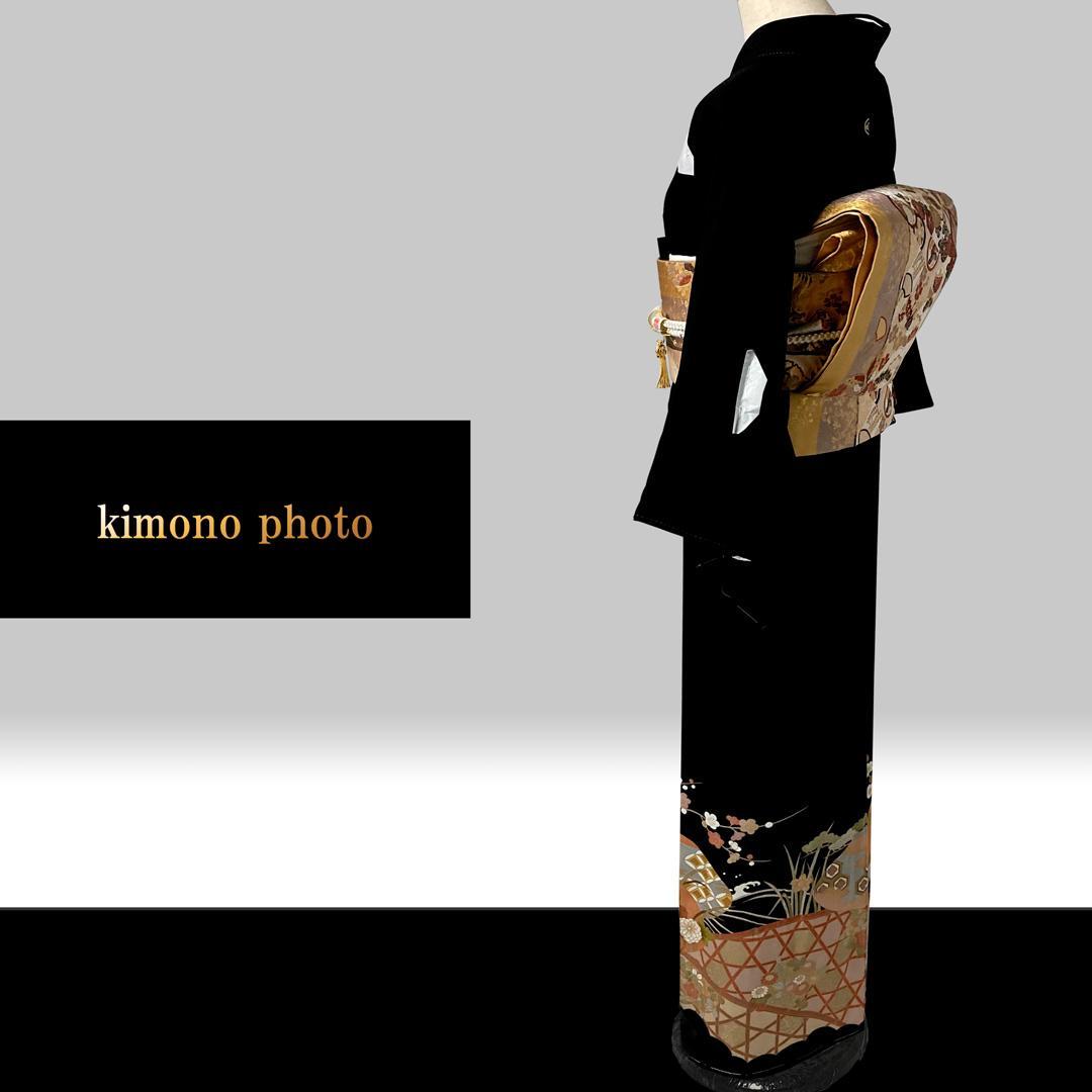 正絹【新品、未使用】6点フルセット【トールサイズ】極上逸品金彩