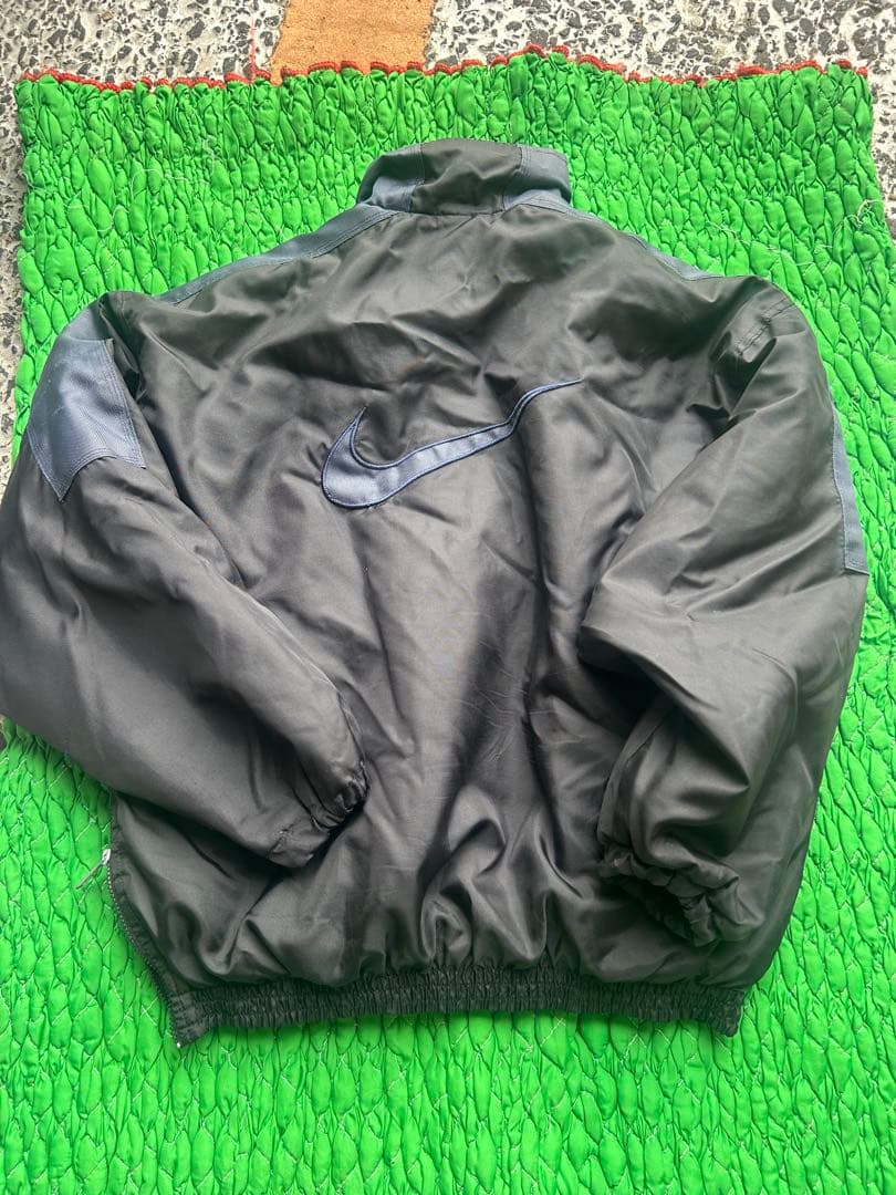 Nike ブラック ナイロンジャケット　90s 銀タグ NIKE（ナイキ） 美品 90s 銀タグ ヴィンテージ コーチジャケット