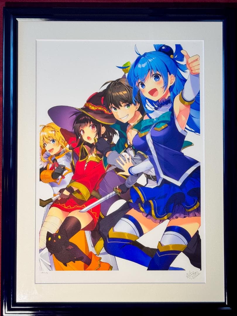 この素晴らしい世界に祝福を！ 17巻表紙 三嶋くろね 版画 アールビバン この素晴らしい世界に祝福を！ 17巻表紙 三嶋くろね 版画 アールビバン